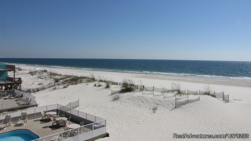 View from the Main Balcony | Gulf Front Beach House - Oz Duplex | Image #3/8 | 