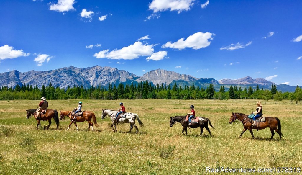 Rafter Six Ranch - Beautiful Summer Ride | Cowley's Rafter Six Ranch-trail Riding Specialists | Image #2/4 | 