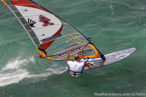 Learn to windsurf with Pritchard Windsurfing