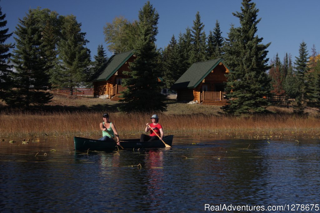 Canoes and guest cabins | Free Rein Guest Ranch | Image #7/10 | 