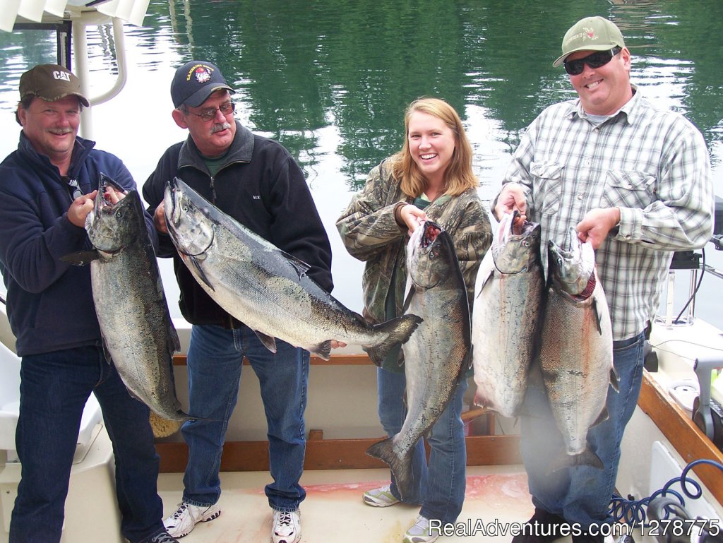 Some tyee chinook salmon | Wild Pacific Charters | Image #3/11 | 