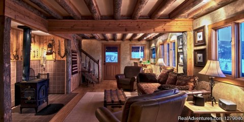 Luxury log cabin accommodations