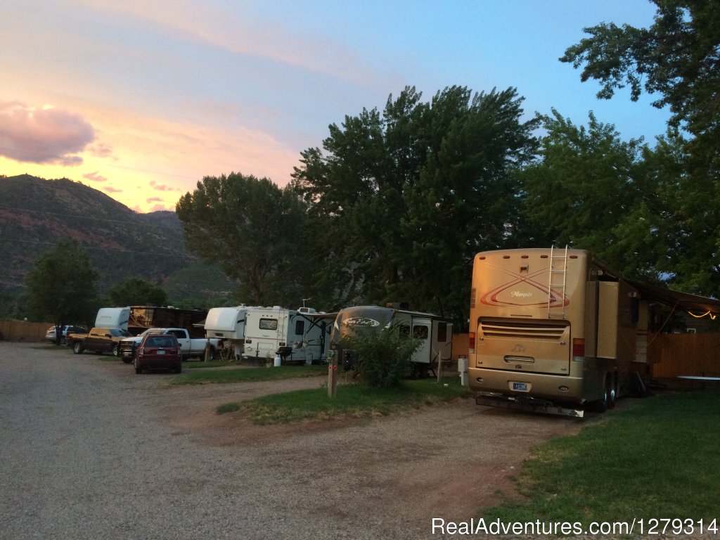 Summer evening at Westerly RV Park | Westerly RV Park - Best Little RV Park in Durango | Image #4/6 | 