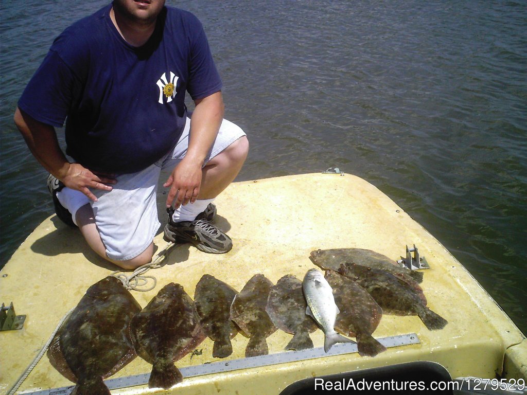 Brian With Our Limit Of Nice Fluke | D.C. Outdoor Adventures | Image #6/26 | 