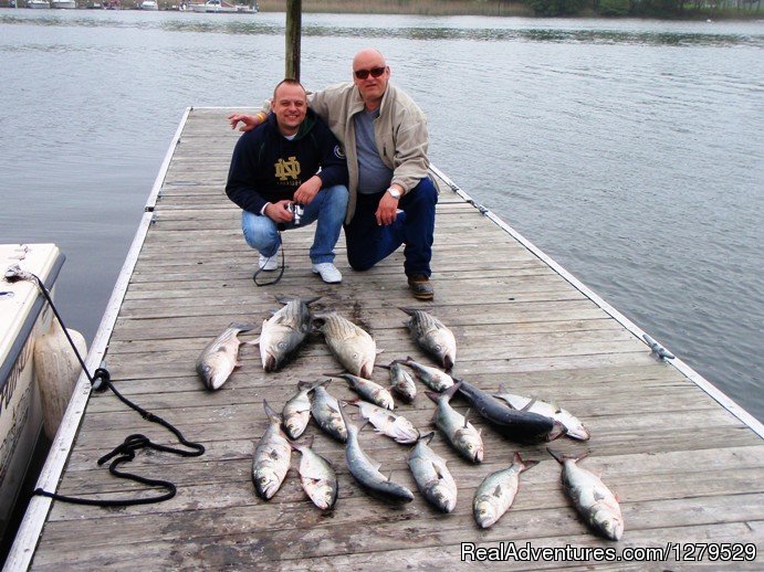 Alex And His Dad With Stripers And Blues | D.C. Outdoor Adventures | Image #10/26 | 