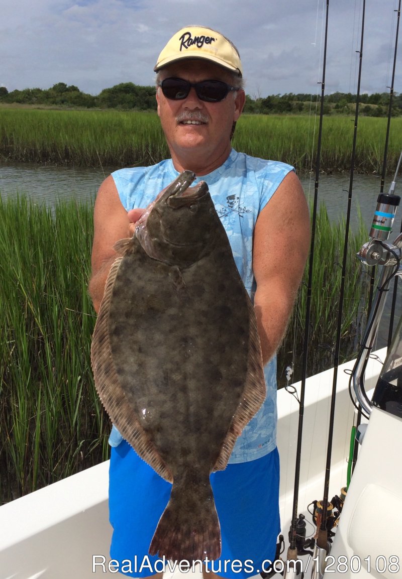 Door Mat Flounder | Captain Jot Owens | Wrightsville Beach, North Carolina  | Fishing Trips | Image #1/7 | 