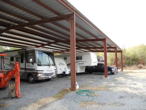 Sheltered Storage | Image #8/8 | Fair Harbor RV Park & Campground