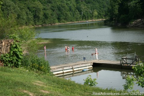 Swimming On The Rock Bar | Kentucky River Campground | Image #4/22 | 