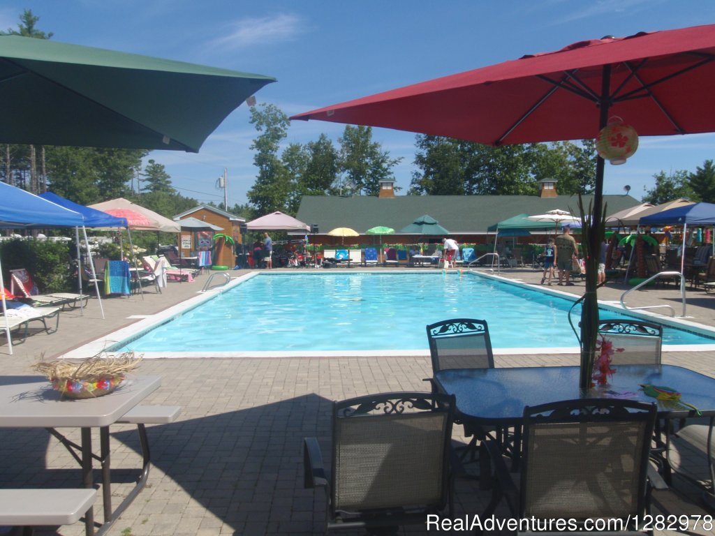 Crystal clear heated pool | Naples KOA | Naples, Maine  | Campgrounds & RV Parks | Image #1/3 | 