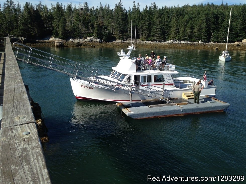 Our boat, the Otter | The Isle au Haut Mail Boat - Puffin Cruises | Stonington, Maine  | Cruises | Image #1/2 | 