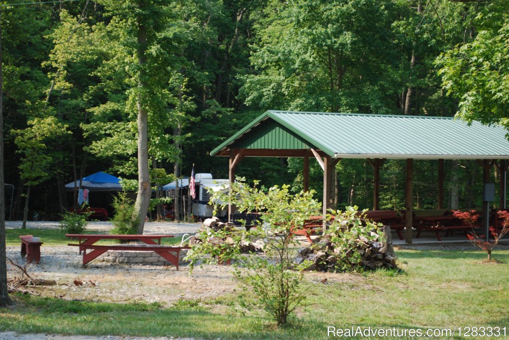 Pavilion in Wilderness | The Campgrounds at Sandy Cove | Image #13/22 | 