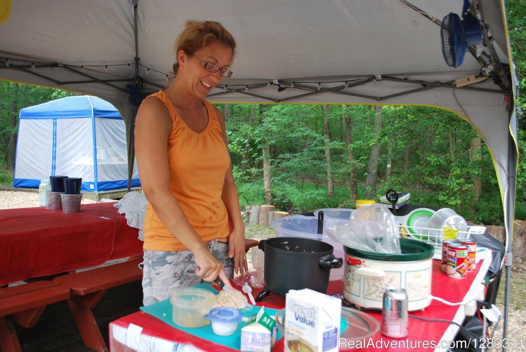 Preparing a Meal | The Campgrounds at Sandy Cove | Image #19/22 | 