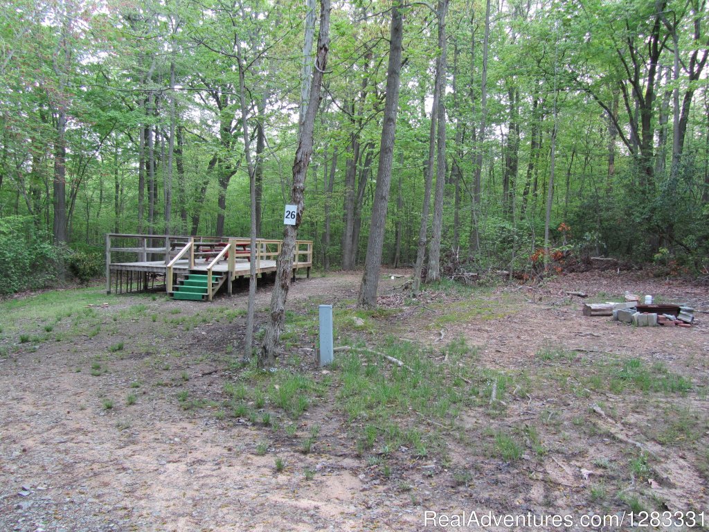 Platform at Group Tenting | The Campgrounds at Sandy Cove | Image #22/22 | 
