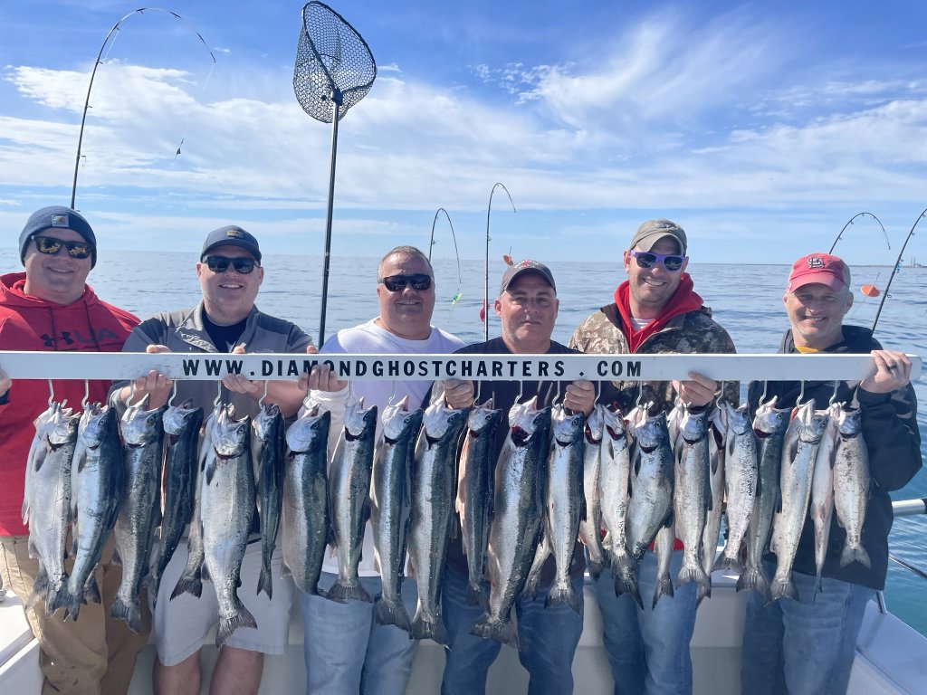 Coho Salmon | Diamond Ghost Charters | Winthrop Harbor, Illinois  | Fishing Trips | Image #1/5 | 