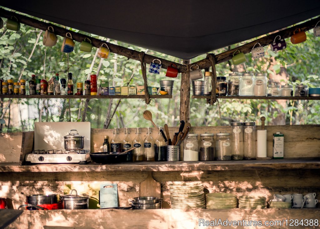 Our common open air kitchen with dinning room | Open air hostel NaturPlac | Image #7/26 | 