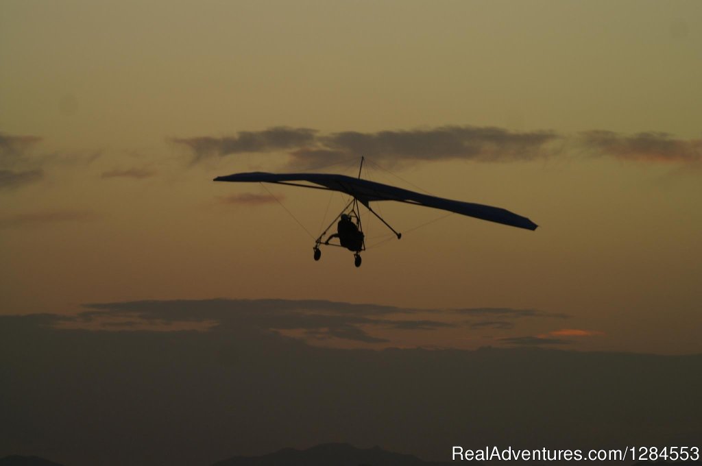Sunset flight | Tandem Hang Gliding Flights Sonora Wings Arizona | Image #4/5 | 