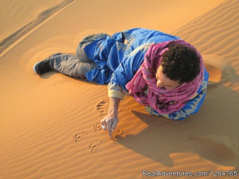 Merzouga dunes, Desert tours, Marrakech | Morocco Sahara Tours from Marrakech | Marrakesh, Morocco | Sight-Seeing Tours | Image #1/4 | 