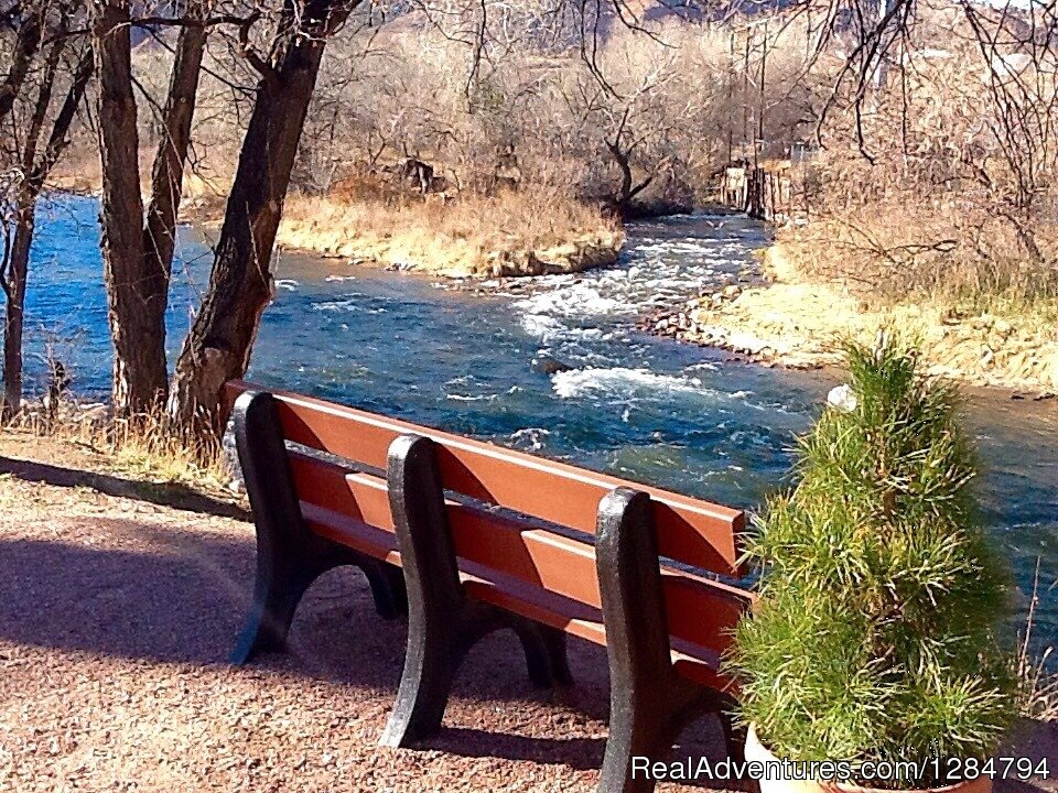 Riverwalk - memorial benches | Arkansas Riverside Home Canon City Colorado | Image #13/13 | 