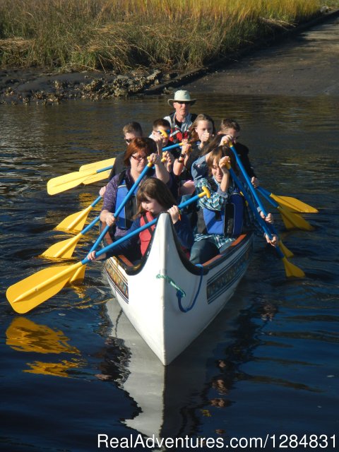 BIg Canoe Fun on the St. Marys River