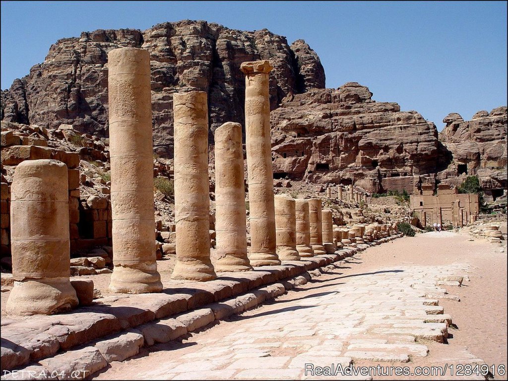 The Colonnaded Street | Petra - The Rosey City - one Of the 7 wonders | Image #13/20 | 
