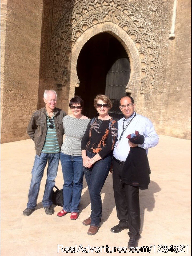 Hamid with his Australian clients | Enjoy a real adventure with a Moroccan tour guide | Image #4/16 | 