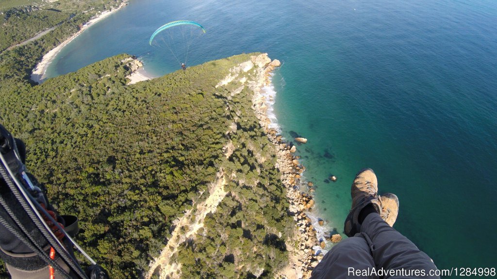 Mountains and Beach, Thermalling and Soaring combination. | Paragliding guiding and tandem flights holidays | Image #2/4 | 