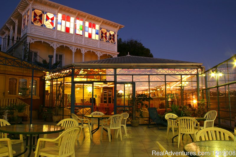 Terrace and Cateferia | Romantic German atmosphere Hotel in Vina del Mar | Image #12/15 | 
