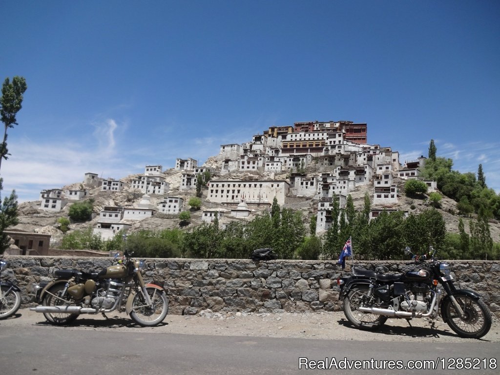 Hilltop monastery in Himalayas | Motorcycle Tours India -Royal Bike Riders | Image #13/25 | 