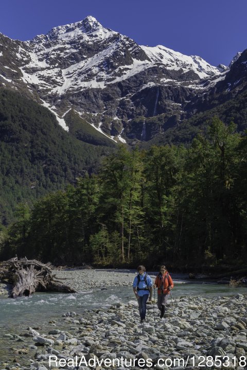 Hike through the stunning scenery of the Routeburn Valley as our knowledgeable guides explain everything and more about the flora, fauna, history, and geography of the region.