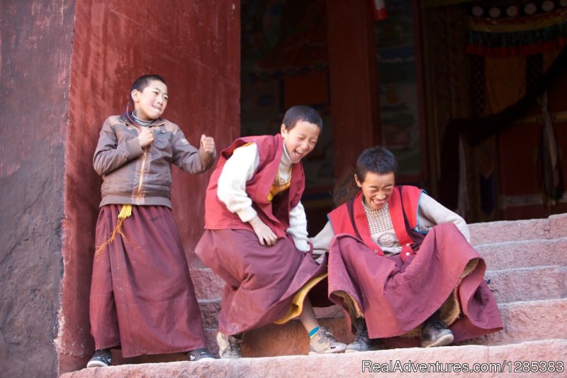 Young monks at the monastery | Tibet Photo Workshop | Image #7/8 | 
