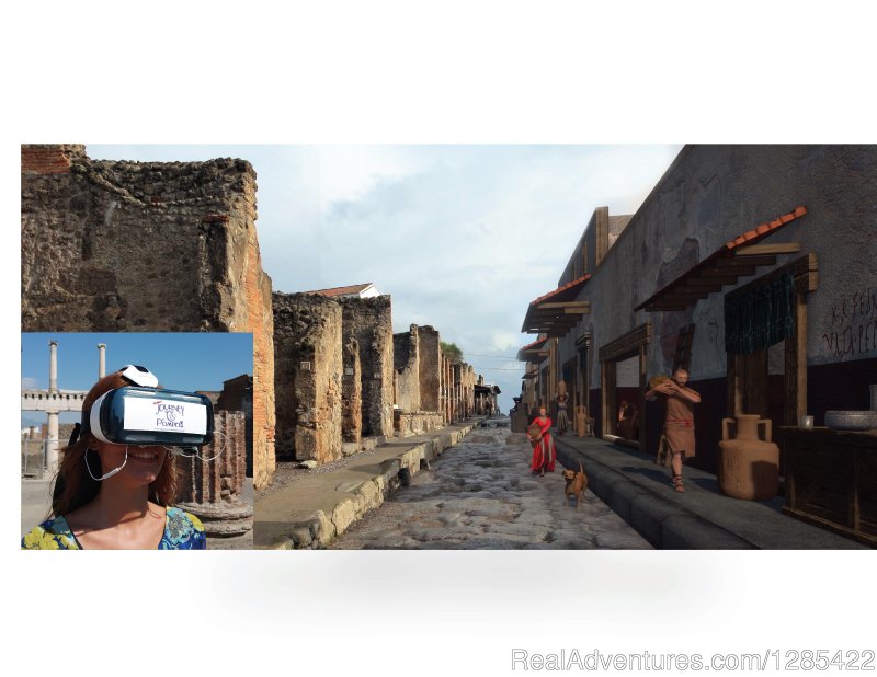 Via dell'Abbondanza | On-site 3d virtual reality tour of ancient Pompeii | Pompei, Italy | Archaeology | Image #1/3 | 