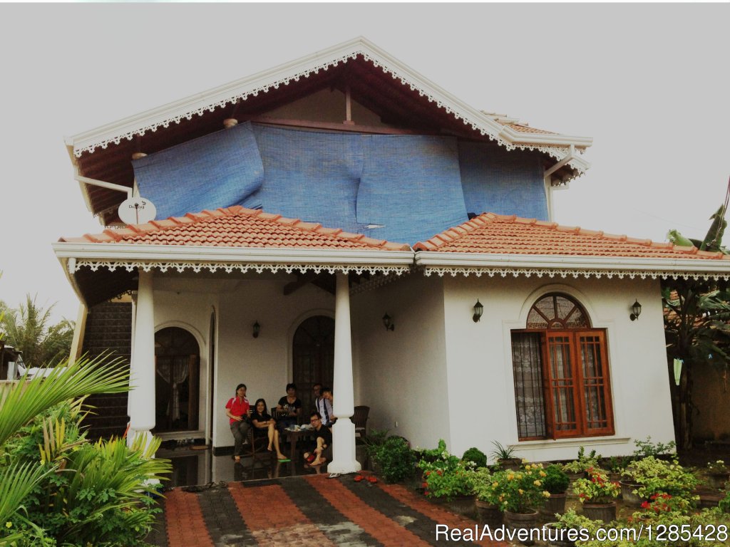 Front Of The House With A Small Garden | check in to near by beach B & B family house | Negombo, Sri Lanka | Bed & Breakfasts | Image #1/5 | 