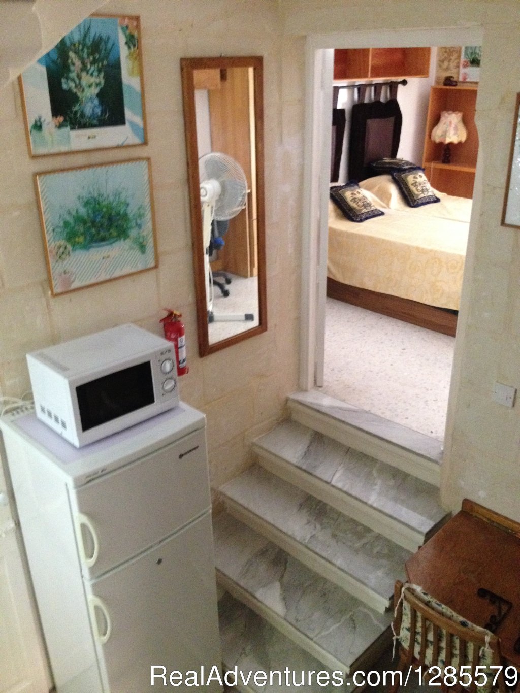 Entrance to the Studio en suite bedroom. | Sliema Room Rent Malta | Image #9/21 | 