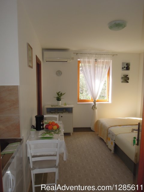 Spring Green Studio for 2 persons with double bed