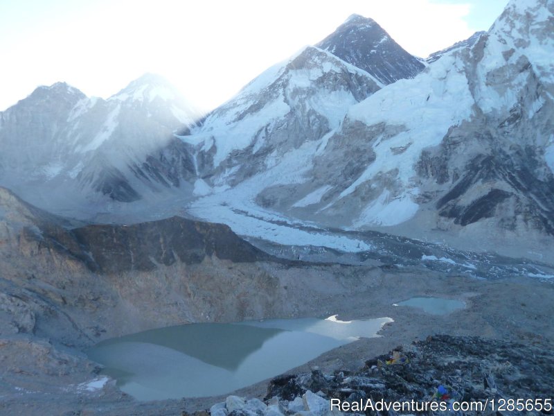 Khumbu glacier,and view of Everest | Everest Base Camp Trekking | Image #5/9 | 