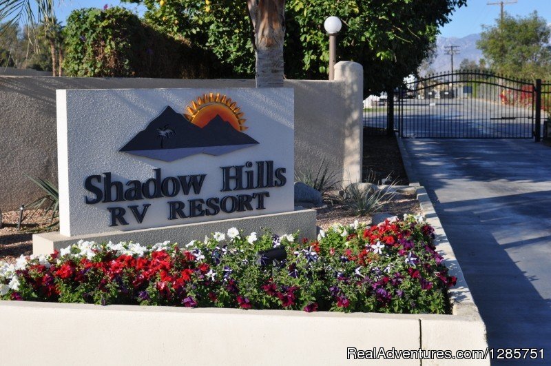 Welcome | Shadow Hill RV Resort | Indio, California  | Campgrounds & RV Parks | Image #1/7 | 