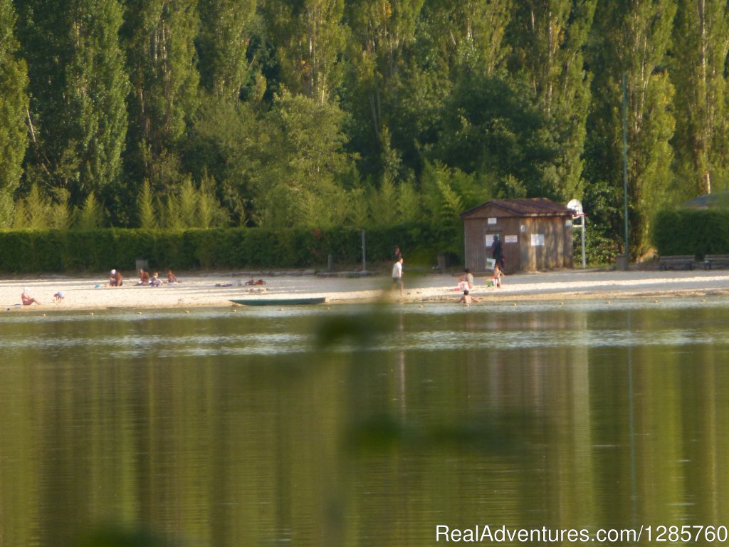 Local Lake beach | Rent This Beautiful House In Dordogne France | Image #22/24 | 