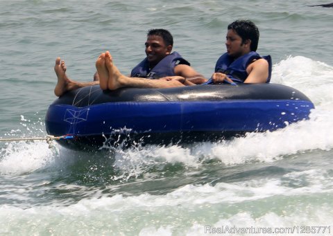 Bumper Boat Ride at goa water world