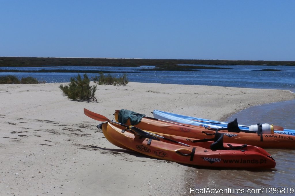 Join us on a fantastic experience in Ria Formosa | Guided Kayak Tour In Ria Formosa From Faro | Image #2/5 | 