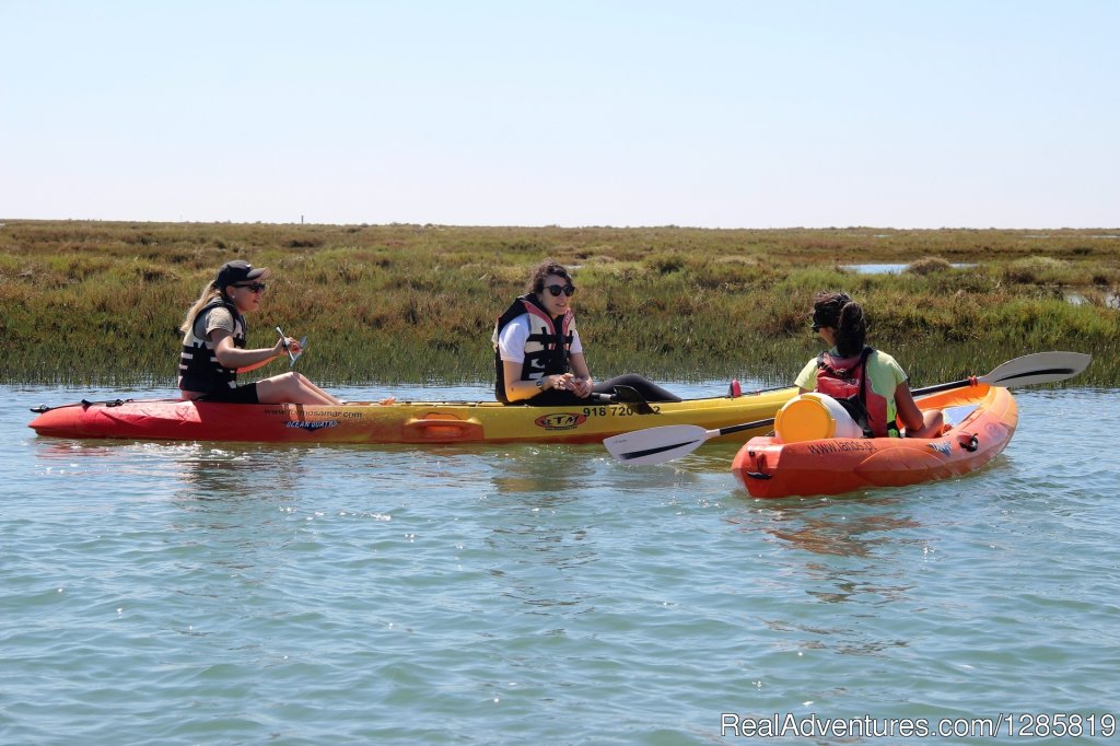Enjoy kayaking during your holiday in the Algarve | Guided Kayak Tour In Ria Formosa From Faro | Image #3/5 | 