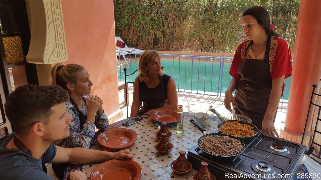 Cooking briwat fillings | Marrakech Cooking School - Daily Cooking Classes | Image #7/23 | 
