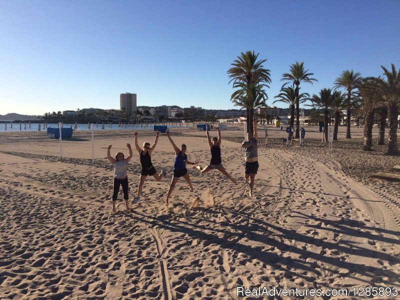 Wide awake after a morning beach Boot Camp session | Fitness & Adventure Boot Camp Holiday in Spain | Image #10/19 | 