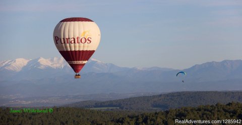 Ballooning over Catalonia