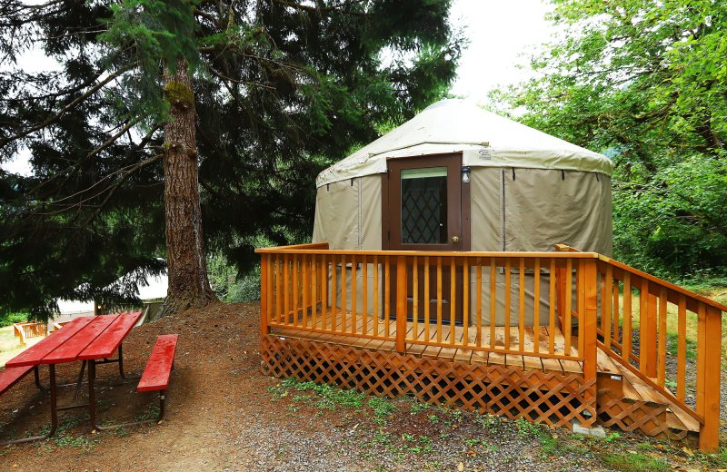 Yurt - Exterior | Loon Lake Lodge and RV Resort | Image #8/10 | 