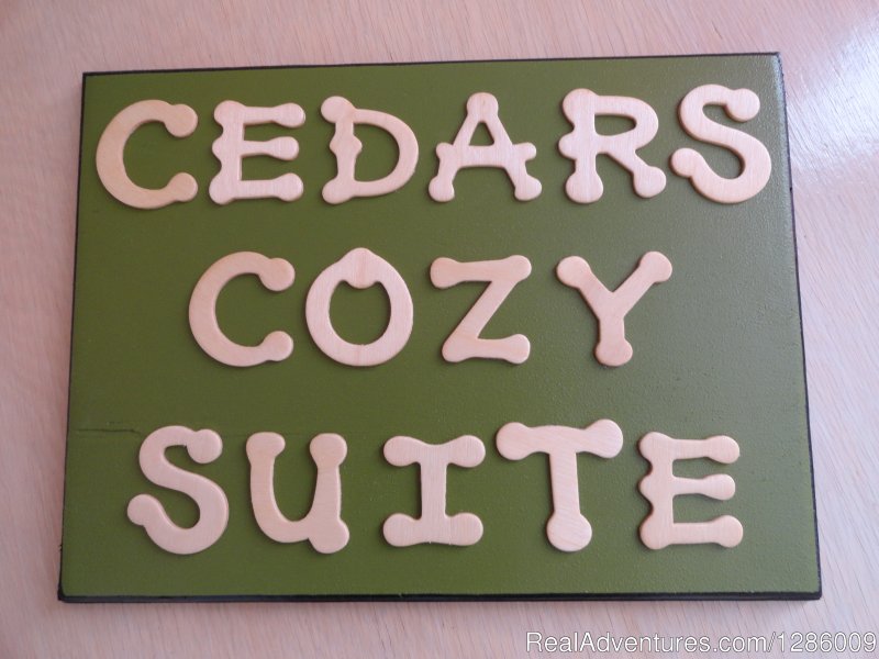 Sign in hallway | Cedars Motel | Image #6/25 | 