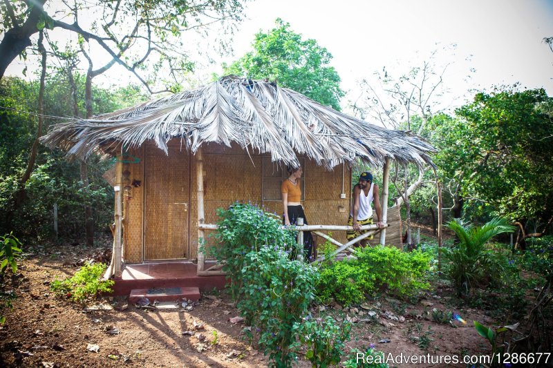 Eco hut with attached bathroom | Credo Jungle Resort Agonda / bonefire & live music | Image #15/26 | 
