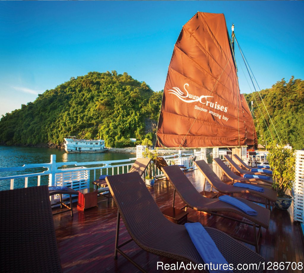 Swan Sundeck | Discovering The World Heritage, Amazing Halong Bay | Ha Long City, Viet Nam | Cruises | Image #1/16 | 