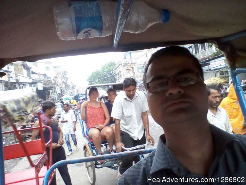 Rickshaw Ride In Spice Market | Old Delhi Bazaar Tour With Tricycle Rickshaw | Delhi-India, India | Sight-Seeing Tours | Image #1/5 | 