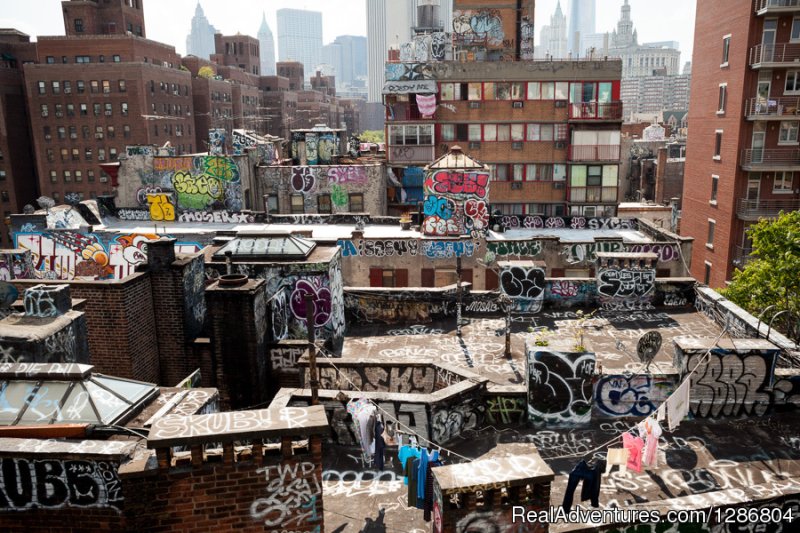 Graffiti from the Manhattan Bridge | New York Photography Tours by James Maher | Brooklyn, New York  | Sight-Seeing Tours | Image #1/1 | 