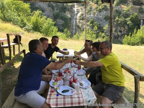Local lunch in Tomor Mountain